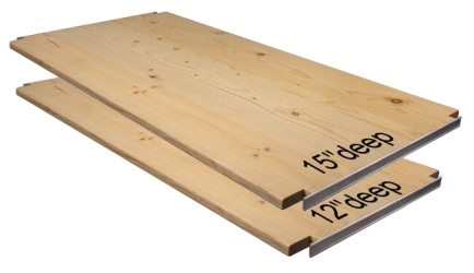 Shelf Depth Options
